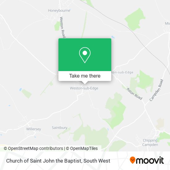 Church of Saint John the Baptist map