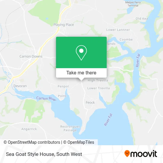 Sea Goat Style House map