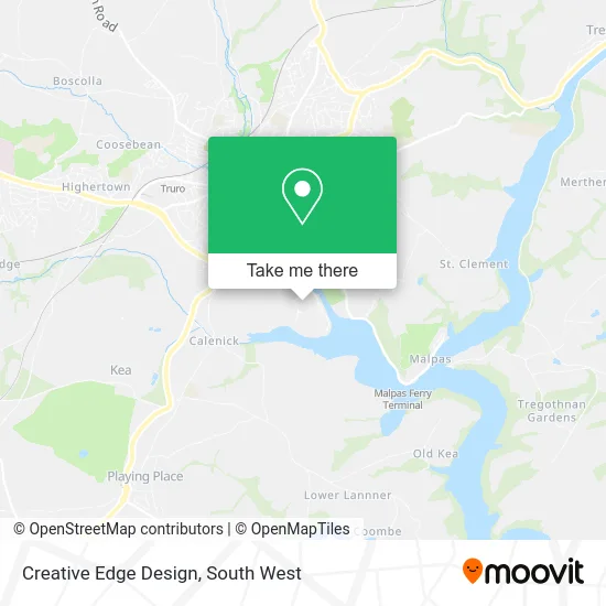 Creative Edge Design map