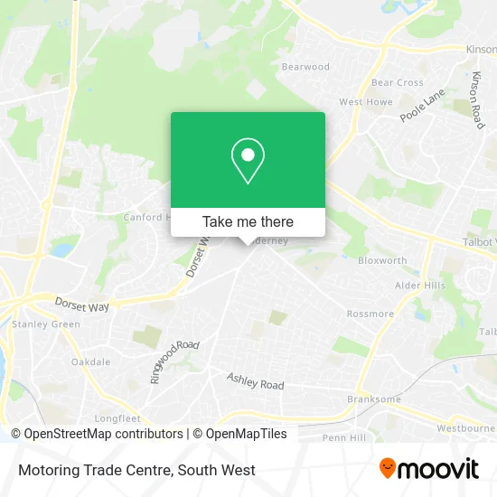 Motoring Trade Centre map