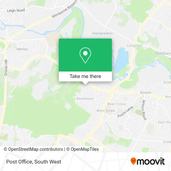 Post Office map