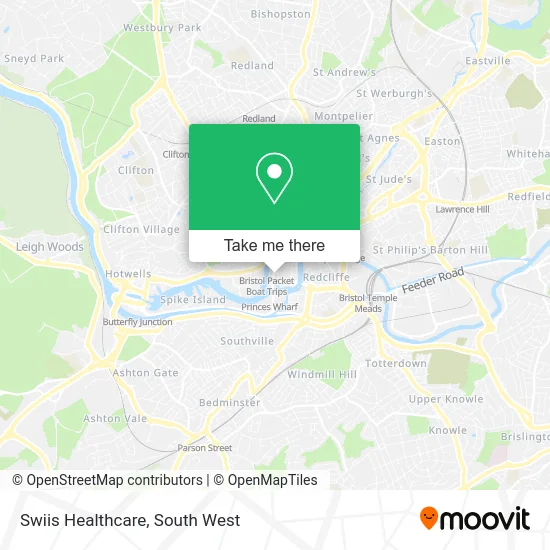Swiis Healthcare map