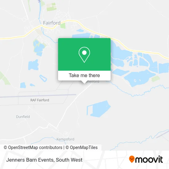 Jenners Barn Events map