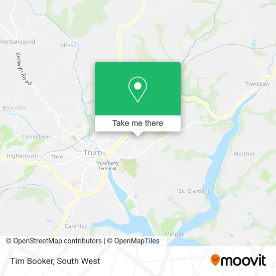 Tim Booker map