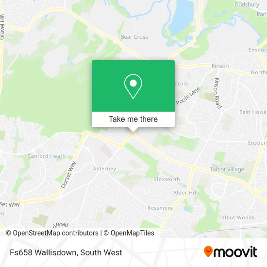Fs658 Wallisdown map
