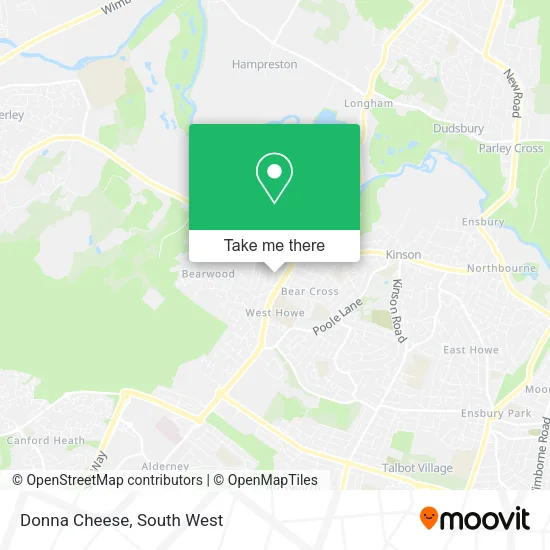 Donna Cheese map