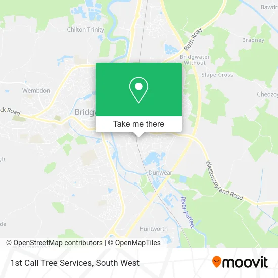 1st Call Tree Services map