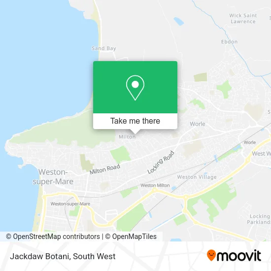Jackdaw Botani map