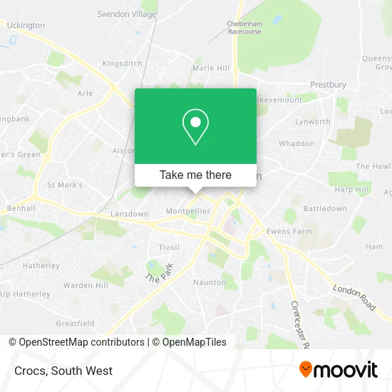 Crocs map