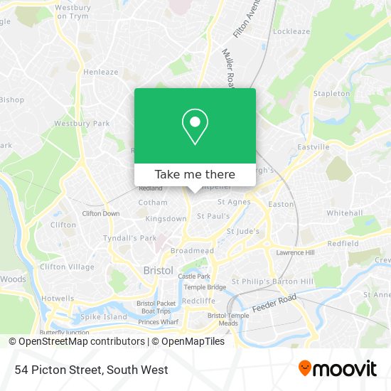 54 Picton Street map