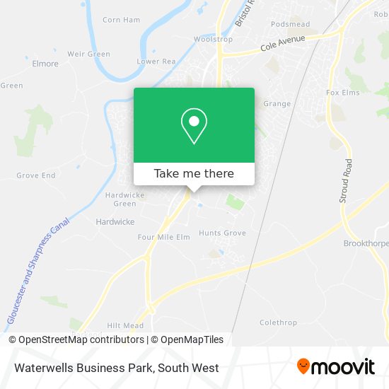 Waterwells Business Park map