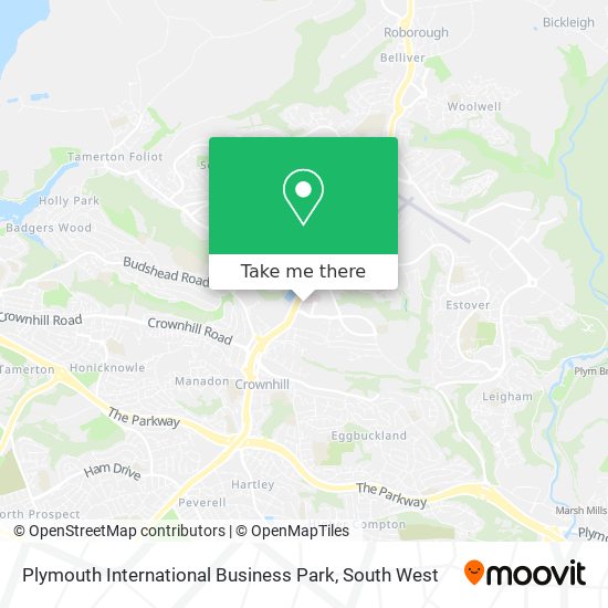 Plymouth International Business Park map