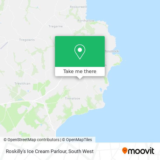 Roskilly's Ice Cream Parlour map