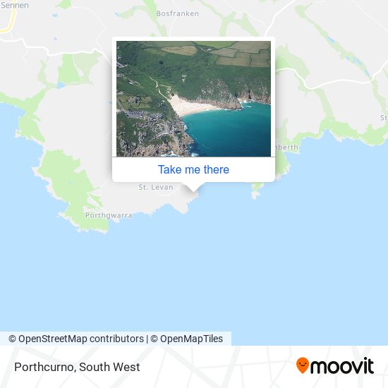 Porthcurno map