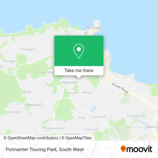 How To Get To Polmanter Touring Park In St Ives By Bus Or Train 