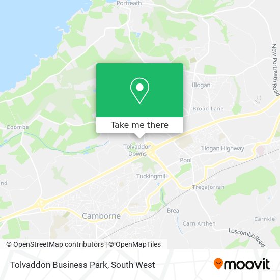 Tolvaddon Business Park map