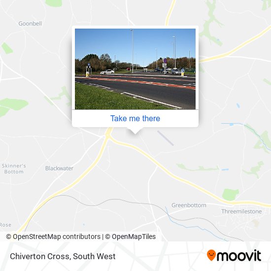 Chiverton Cross map