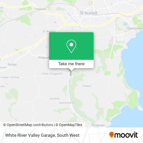 White River Valley Garage map