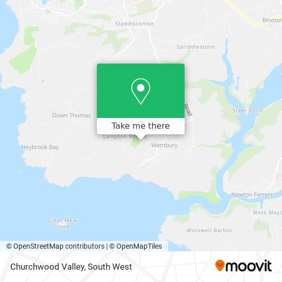 Churchwood Valley map