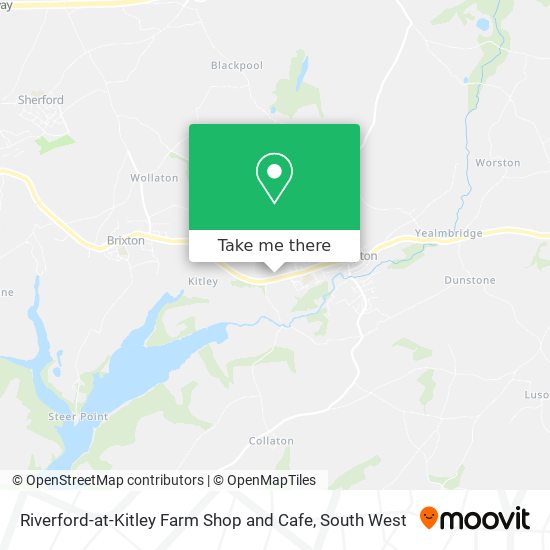 Riverford-at-Kitley Farm Shop and Cafe map