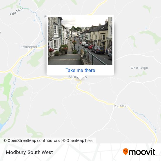 Modbury map