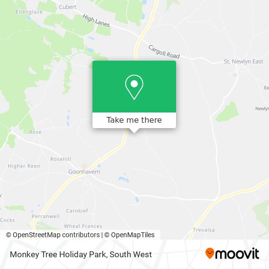 Monkey Tree Holiday Park map
