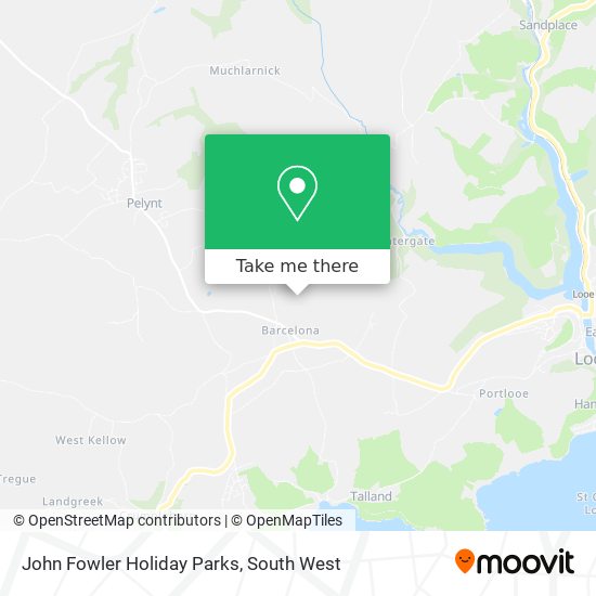 John Fowler Holiday Parks map