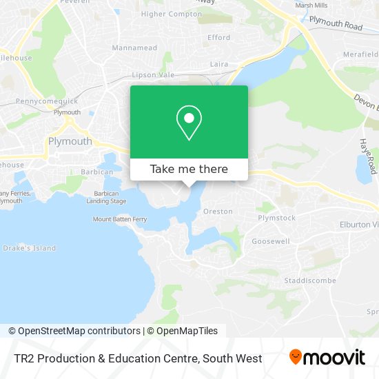 TR2 Production & Education Centre map