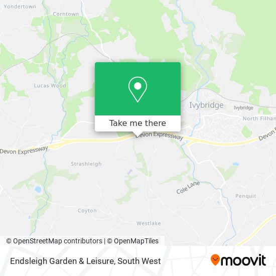 Endsleigh Garden & Leisure map