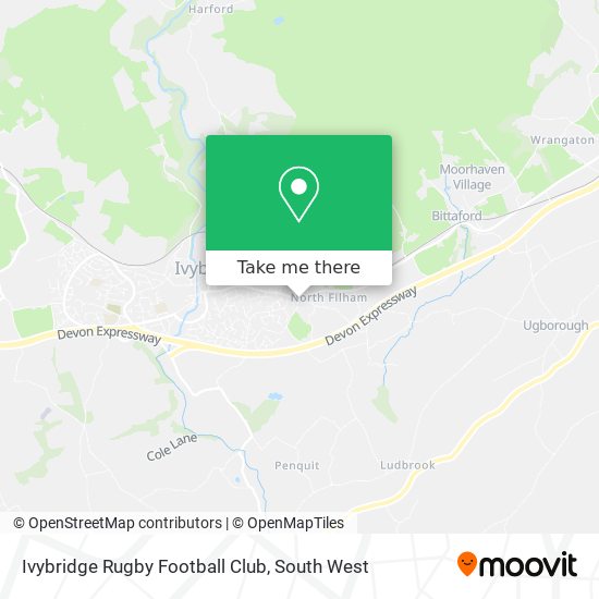 Ivybridge Rugby Football Club map