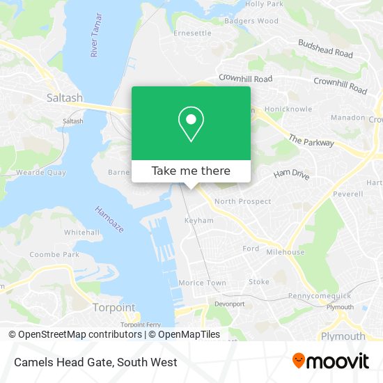 Camels Head Gate map