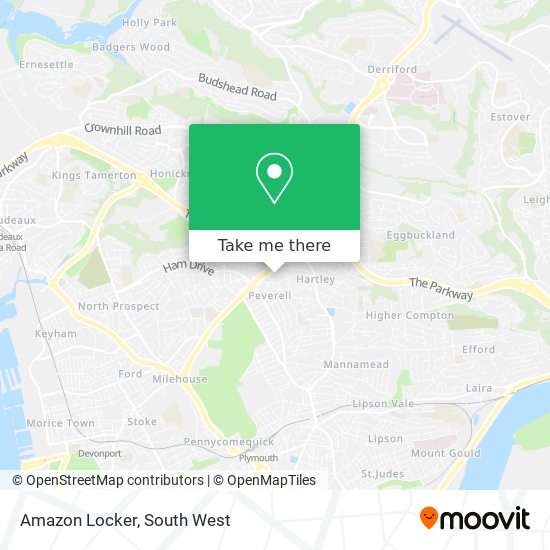 Amazon Locker map