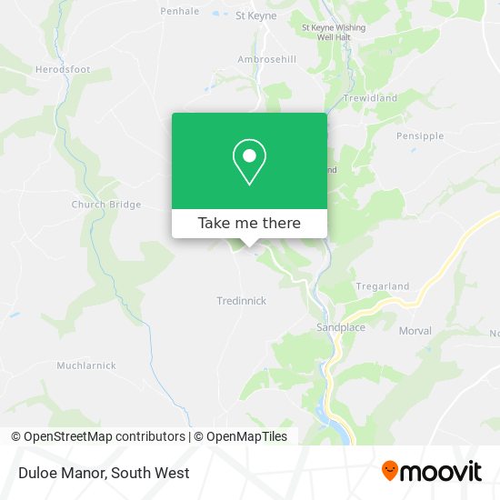 Duloe Manor map