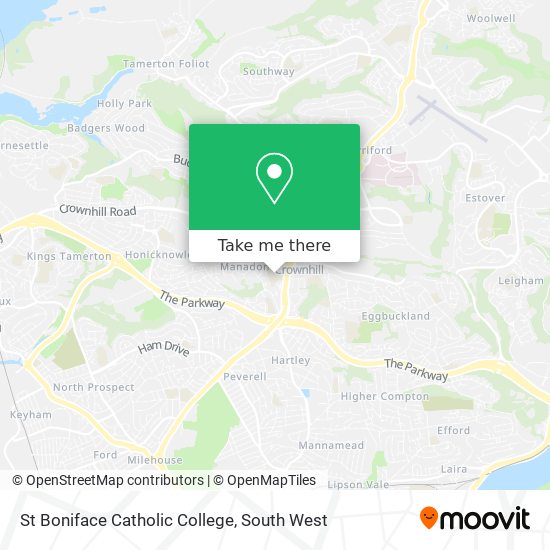 St Boniface Catholic College map