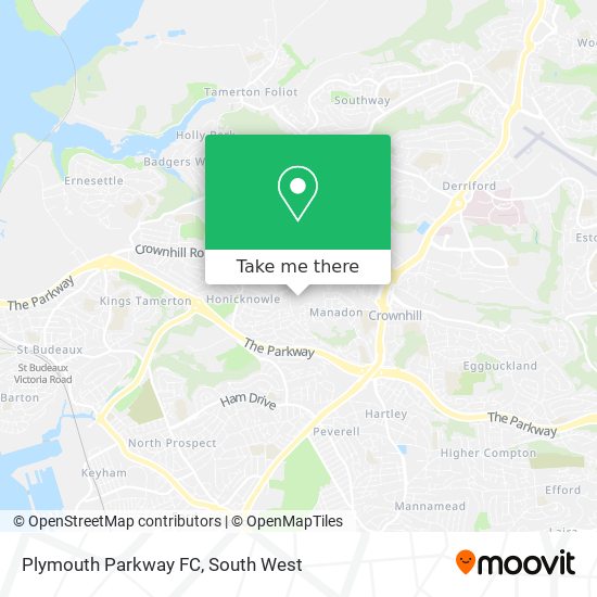 Plymouth Parkway FC map