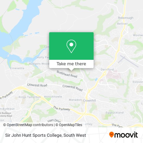 Sir John Hunt Sports College map