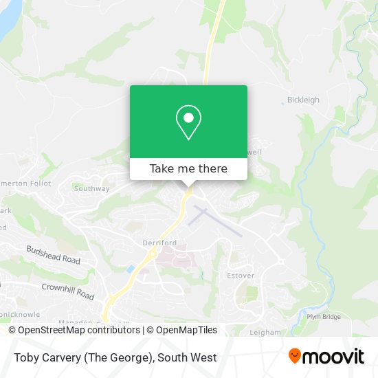 Toby Carvery (The George) map