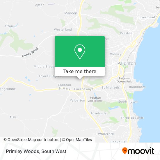 Primley Woods map