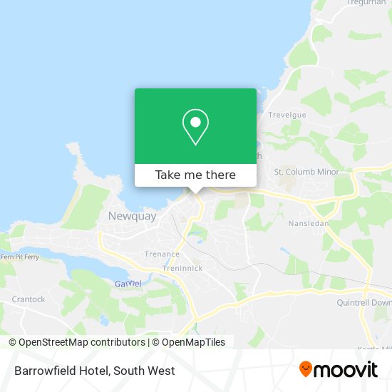 Barrowfield Hotel map