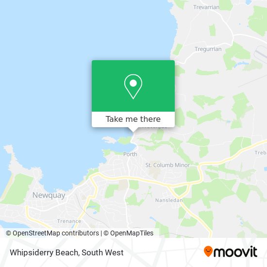 Whipsiderry Beach map