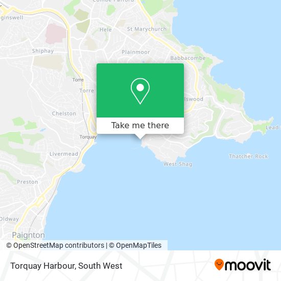 Torquay Harbour map