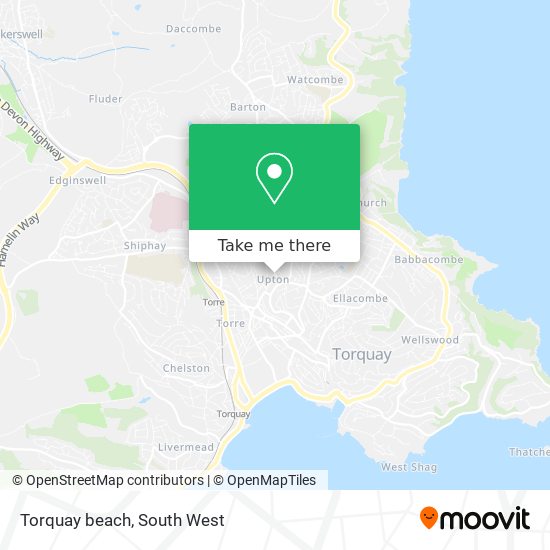 Torquay beach map
