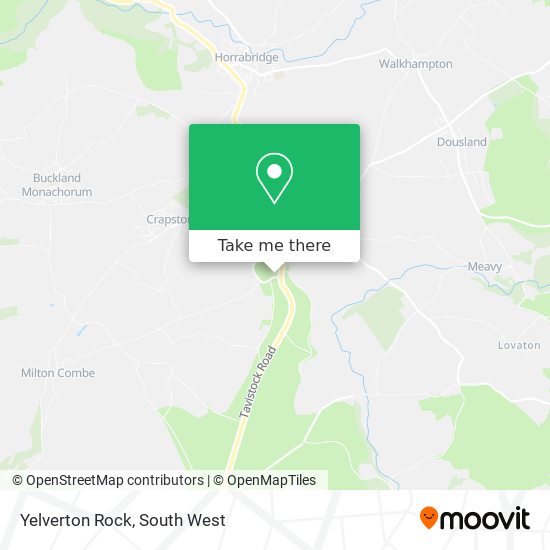 Yelverton Rock map