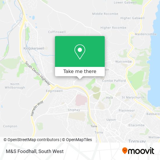 M&S Foodhall map