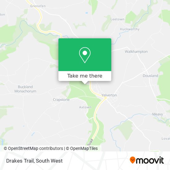 Drakes Trail map