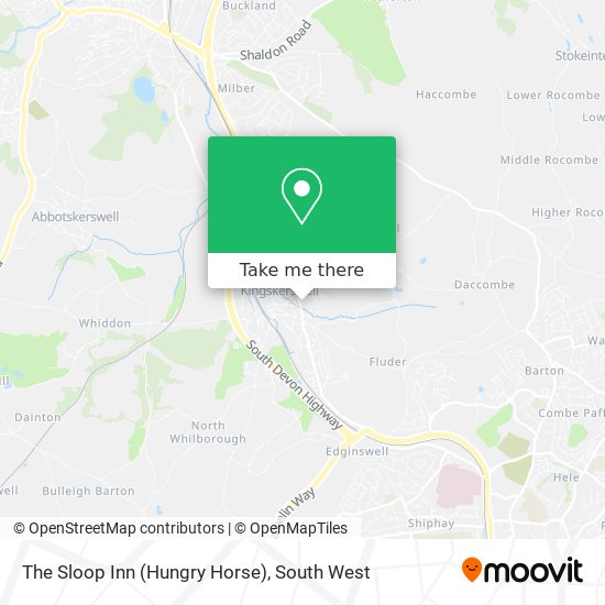 The Sloop Inn (Hungry Horse) map
