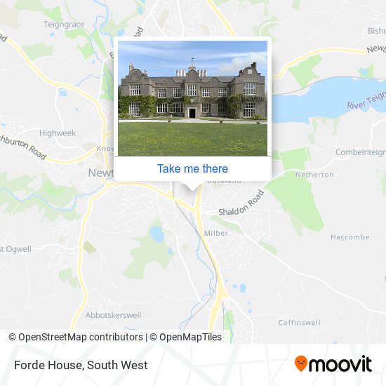 Forde House map