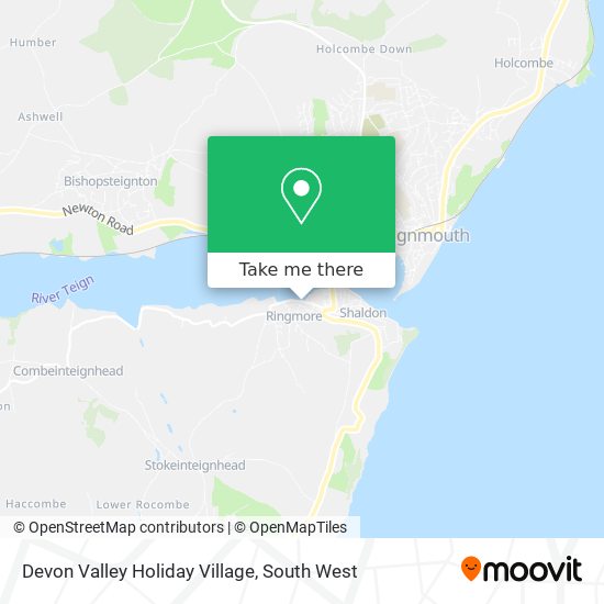 Devon Valley Holiday Village map