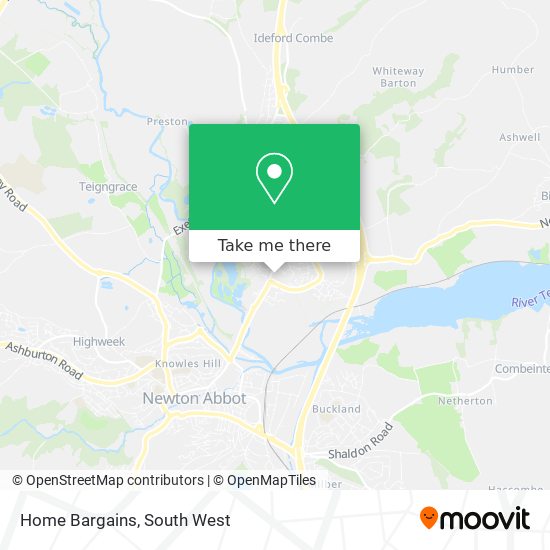 Home Bargains map