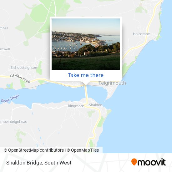 Shaldon Bridge map